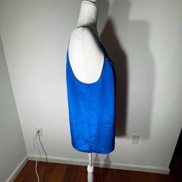 Women's Banana Republic Spaghetti Strap Blue Top - Size Large - Picture 4 of 7